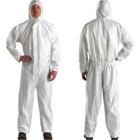 TUTA MONOUSO DPI CAT.III TIPO 5/6 CE-0624 TG. XL BIANCO- 1,0 pz