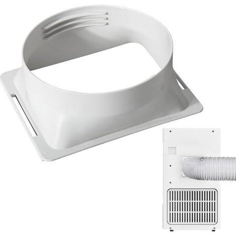 Flachadapter für Klimaanlagen-Abluftschlauch – Ø150 mm (1/5)
