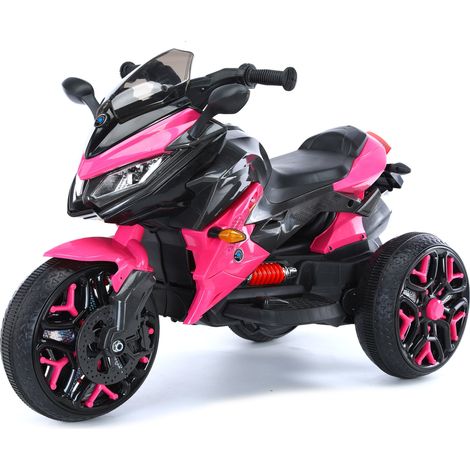 Moto Elettrica per Bambini 12V Tristar Rosa (1/5)