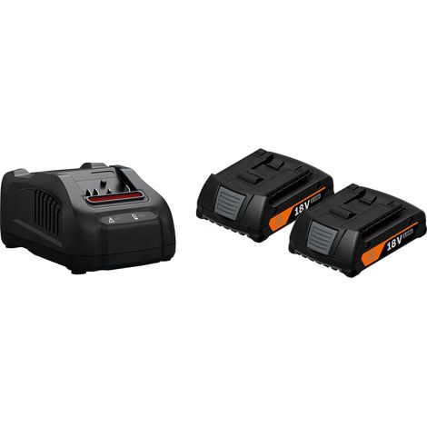 Fein Akku-Starter-Set GBA 18 V / 2x 2,0 Ah Akku + Ladegerät GAL 1880CV - 92604244010