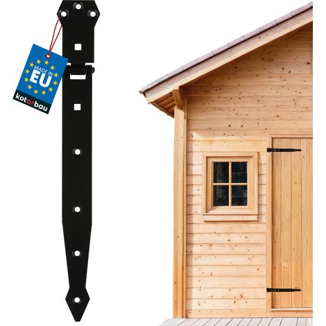 Bisagra para puerta de cinturón 350x80x50x2,5 mm NEGRA (1/5)