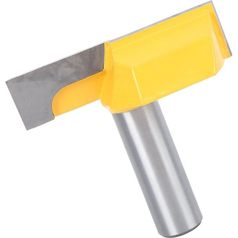 Bit de Routeur élevé pour le Travail du Bois - Coupeur de Rotation en Bas, Bit Coupe à Pointe en Carbure pour MDF, contreplaqué et Panneau Particules - Diamètre Coupe 57 Mm, Industriel Lourd (Angle (1/5)