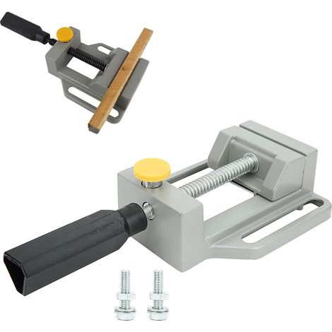Mini morsa piatta a sgancio rapido realizzata in lega di alluminio per tavoli da intaglio e incisione, utensili fai da te, trapani da banco, morse da banco e altri utensili da giardino