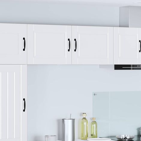 Küchenschrank mit Tür 2 pcs Weiß 50 x 31 x 40 cm Holzwerkstoff