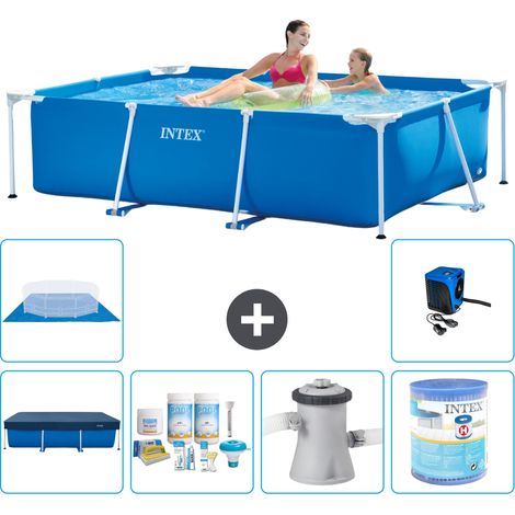Intex Piscina con struttura Rettangolare - 220x150x60 cm - 7-pezzi S40021 (1/5)