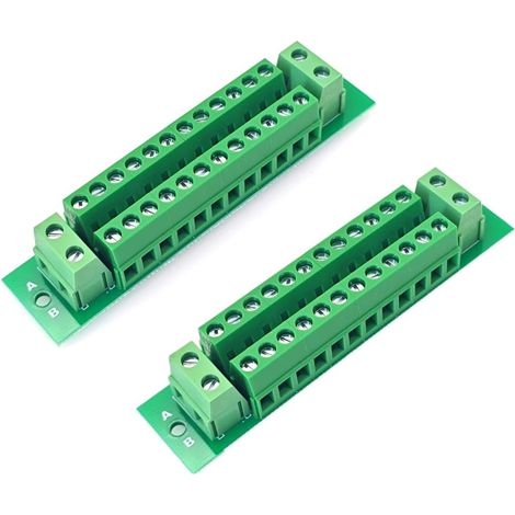 Lot de 2 Répartiteurs de Puissance 3A pour Modélisme Ferroviaire – Hub PCB 12 Ports pour Éclairage de Ville Miniature, Compatible Échelle Ho, N, O, Lampadaires LED et Électronique DIY (1/5)