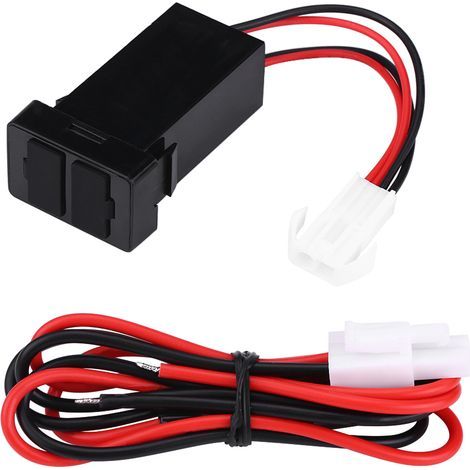 Doppelter USB-Autolader, gute Benutzerfreundlichkeit, robuste Konstruktion für den Einsatz im Freien (1/5)