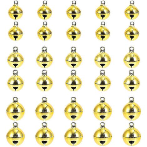 Lot de 30 clochettes de Noël pour animaux de compagnie, pendentif clochette pour chien, breloque clochette d'entraînement (1/3)