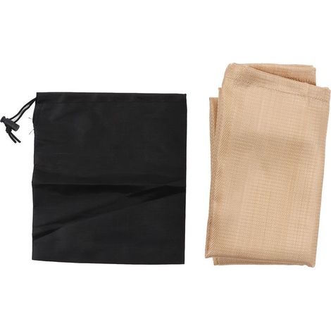 Couverture ignifuge en fibre résistante à la chaleur 100x80cm pour barbecue et camping extérieur (1/5)