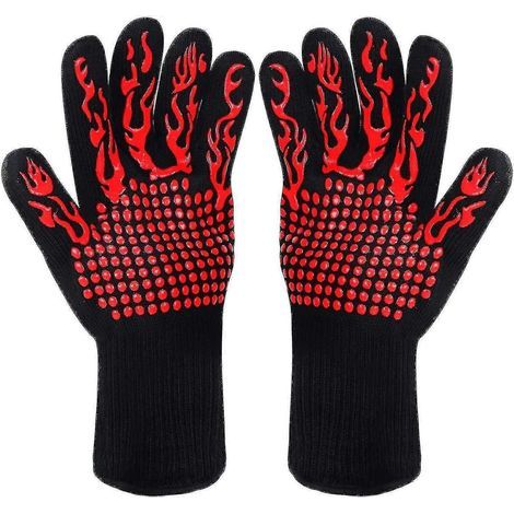 Küchenhandschuhe, Ofenhandschuhe, hitzebeständig und rutschfest zum Kochen (1/3)