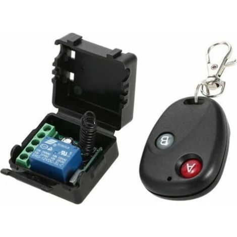 Module De Commutateur De Telecommande Sans Fil 433Mhz Dc 12V 1Ch Et Telecommande Rf - 1pc (1/5)