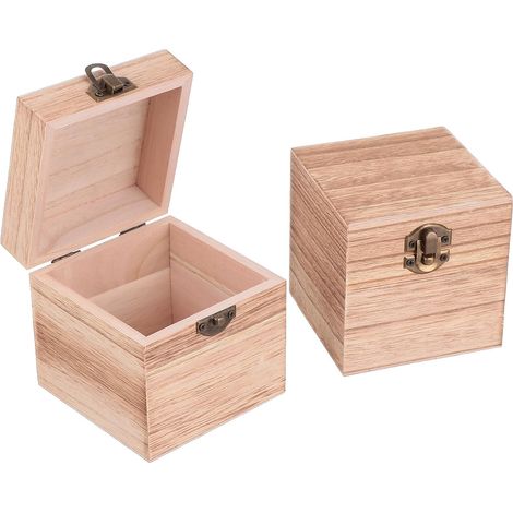 Simple Vintage Wooden Storage Box for Home (1/5)