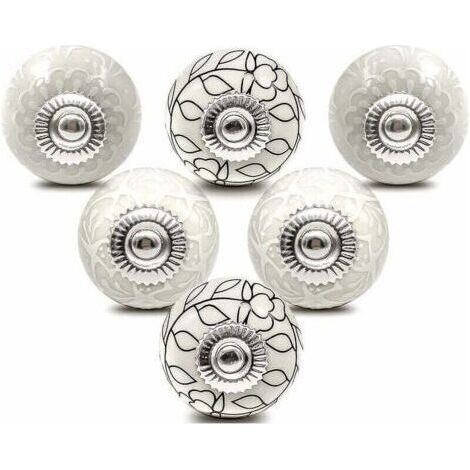 12 PCS Poignee de Meuble Cuisine Acier Inoxydable 5032mm Poignée Meuble T Bouton de Porte Argenté Boutons de Tiroir Monotrou en T Bouton de Meuble avec 12 Vis pour Armoire Porte Placard,Argent (1/4)