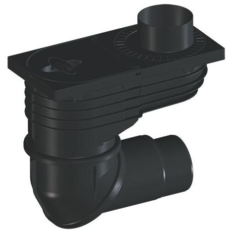 HL600N Regensinkkasten vertikal DN110/125 (Zu- und Abgang) (1/2)