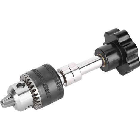 Plage de serrage 0,5 mm – 6,5 mm, grand mandrin de perçage en alliage d'aluminium, perceuse à main, accessoires pour le travail du bois (1/5)