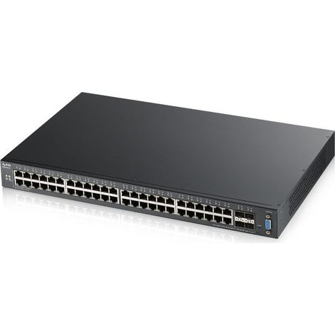 Zyxel XGS2210-52 Managed L2 Gigabit Ethernet (10/100/1000) 1U Schwarz