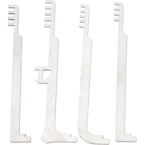 peignes de réparation, outils de crochetage pour serrures et serrures.
