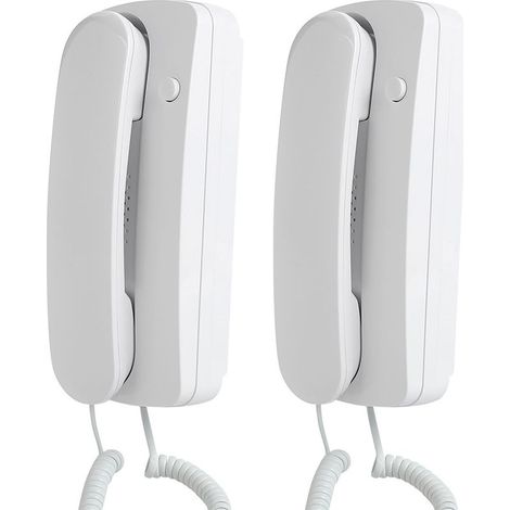 Interphone filaire bidirectionnel pour portier audio de villa, bureau à domicile, talkie-walkie non visuel (1/5)