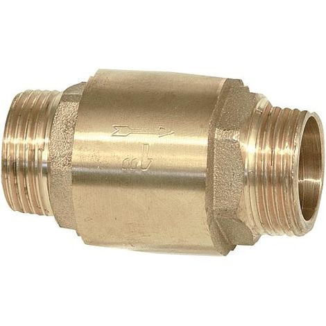 Clapet anti-retour, double mâle 20/27, température max. 100°C