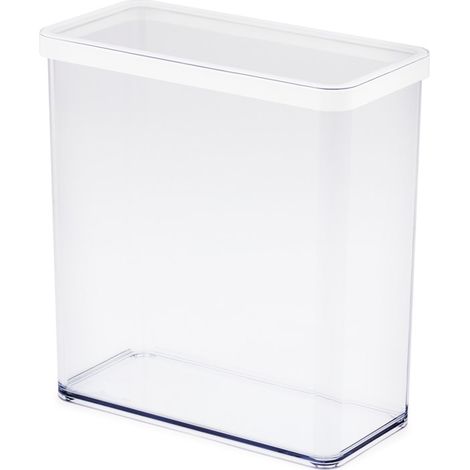 Rotho Loft Rectangular Dispensador 3,2 L Transparente, Blanco
