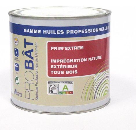 Huile d'imprégnation PRIMEXTREM pour bois extérieur