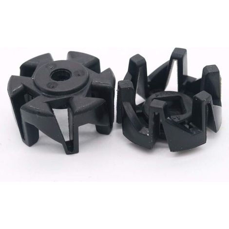 Lot de 2 Lames de Rechange en Plastique, Vitesses de Caoutchouc pour sous La Lame, Pièces de Rechange Blenders pour Philips Hr2160 Hr2003 Hr2004 Hr2006 Hr2024 Hr2027 et Beaucoup Plus