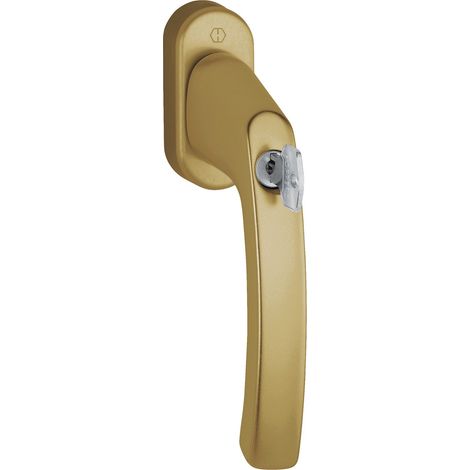 HOPPE Fenstergriff LIÈGE abschließbar, Vierkant 7x40, Nm 35 bronze eloxiert