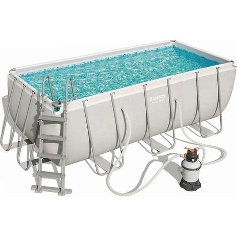 Piscina con struttura 404x201x100 cm set 8 in 1 Bestway 56442 (1/10)