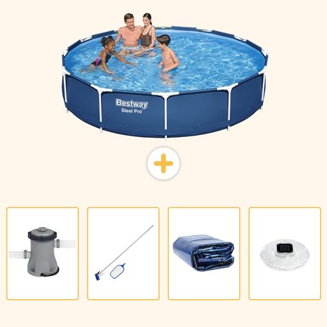 Bestway Bestway Steel Pro Ronde - 366x76 cm - 5-pièces S305 (1/5)