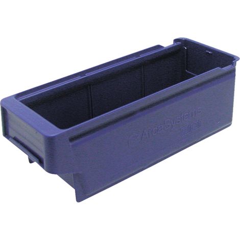 Contenitore con ripiano blu 400 x 115 x 100