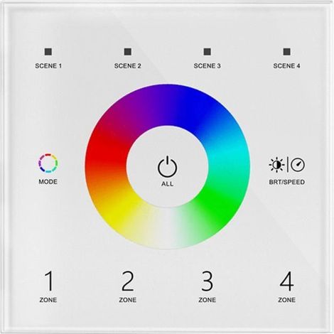 Regolatore Master DMX Touch RGB 4 zone RGB (1/4)
