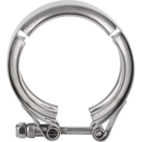 Pince d'échappement de Tuyau de Descente vis Universelle M6 de vis de Serrage de Tuyau d'échappement de Descente Universelle 2,5 Pouces 63mm (1/5)