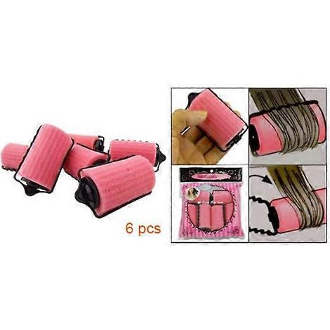 6 Éponges Rouleaux Crépus Pour Cheveux - Kit Soin Coiffure Femme Enfant (1/5)