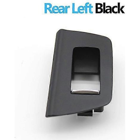 Cache de bouton de lève-vitre intérieur de porte (4 couleurs) pour BMW Série 5 G30 G31 F90 525i 530i 540i Panneaux et pièces de porte intérieure - Arrière gauche noir (1/5)