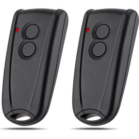 Garage Door Remote Control, 2 Button 433MHZ Wireless Roller Shutter Door Remote Control, Compatible with Ecostar RSC2-433, RSE2-433 Gate Remote Control, 2 Pack (1/5)