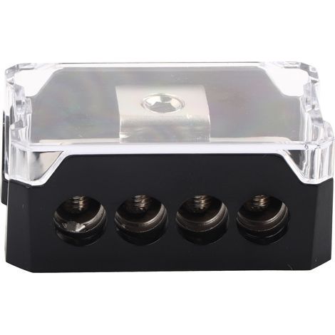 Bloc de distribution d'alimentation audio auto 1 entrée 0GA, 4 sorties 4GA, séparateur de puissance (1/5)