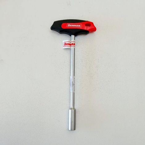 Benman 12mm chiave a bussola con manico bimateriale a t (1/4)
