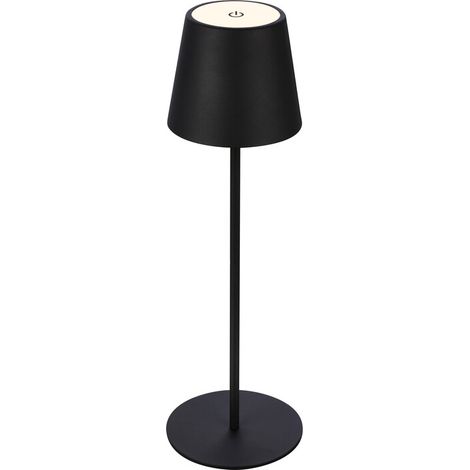 LAMPADA DA TAVOLO BT10008 BATT RICARIC NERO- 1,0 pz