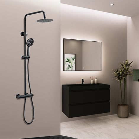 LOMAZOO Systèmes de douche Douche à effet pluie Acier inoxydable
