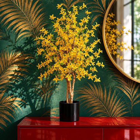 60cm Artificial Forsythia Tree - Premium Quality (1/5)