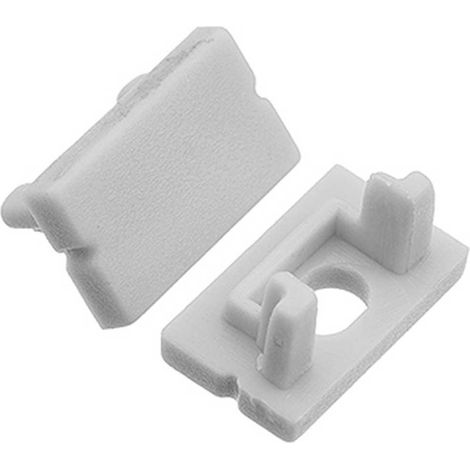 1 Paar Endkappen für Aufbau U-Profil 14 x 7mm (4283, 4598)