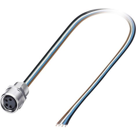 Phoenix Contact 1671098 Sensor-/Aktor-Einbausteckverbinder M12 Buchse, Einbau 0.50 m Polzahl Sensore