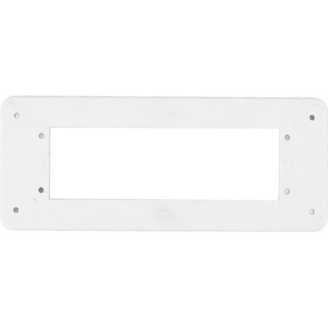 Piastra adattatrice per autoradio nautiche Fusion MS-RA70 MS-RA70N MS-RA70NSX, in robusta plastica bianca. (1/5)