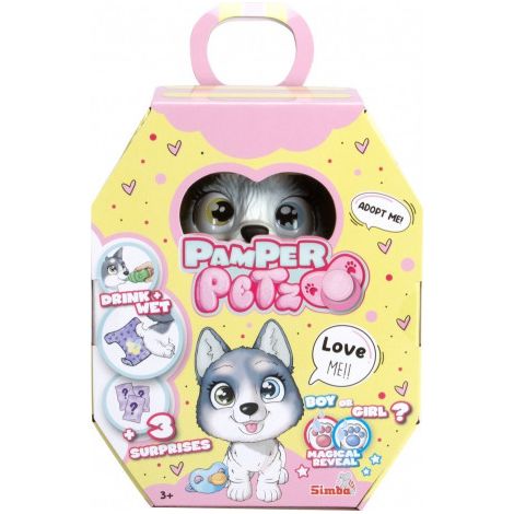 Pamper Petz Husky: ¡Tu nuevo compañero mágico que bebe y cambia de color
