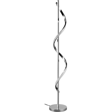 Reality LED Lampadaire R42201106, métal chromé, LED 21,5 watts incluses, variateur de pied (1/5)