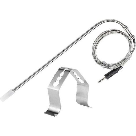 Un ensemble de sondes de cuisine pour barbecue, de pinces pour sondes à viande et de supports de sondes compatibles avec les barbecues et les produits de cuisine domestique. (1/5)