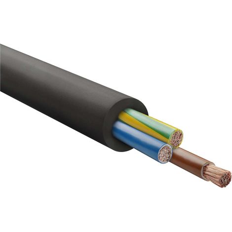 HELU KABEL H07RN-F 3G1,5mm² Gummischlauchleitung AD 9,2mm - 11,9mm Nennspannung Uo/U 450V/750V - 1 Meter