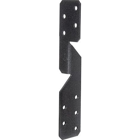 Patte de solivage DURAVIS® 170 universelle, matériau : acier, galvanisé sendzimir, surface : noir-diamant (1/3)