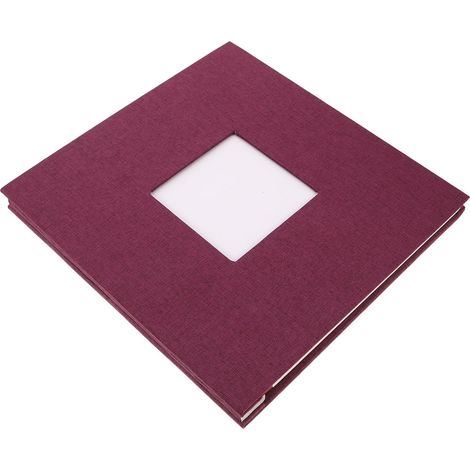 Album Photo Autocollant 40 Pages à Fenêtre 406 CM Lin Violet Album de Scrapbooking DIY pour Famille et Remise de Diplômes Pages Adhésives pour Photos Souvenirs Soi-Même (1/5)