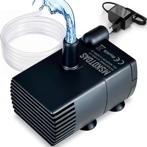 Petite pompe de puisard automatique avec capteur d'eau, élévation de 2,5 m, 280 L/h, 115V/230V mini pompe à condensats avec interrupteur à flotteur pour déshumidificateur, climatiseur, sous-sol (1/5)
